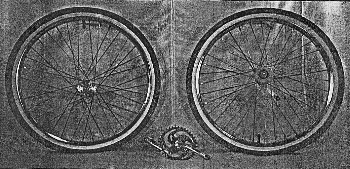 Off-Center Bicycle Wheel Set