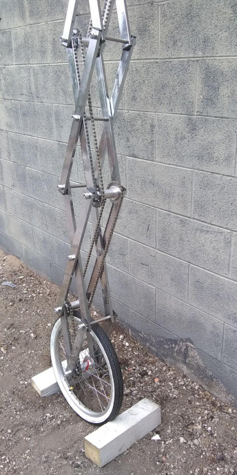 Scissor Unicycle bottom